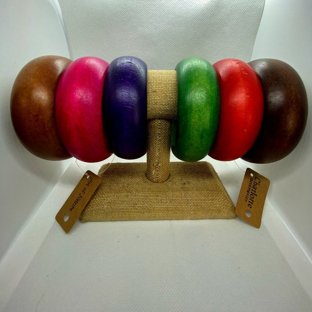 Wood bangles